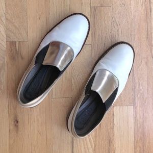 Marni white with silver embellishment brogue.